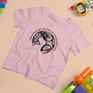 Orange Unity Day T Shirt For Kid Together We Stand In Remembrance Native American Every Child TS02 Light Pink Print Your Wear