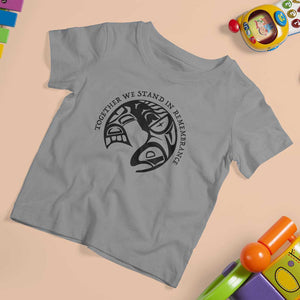 Orange Unity Day T Shirt For Kid Together We Stand In Remembrance Native American Every Child TS02 Sport Gray Print Your Wear