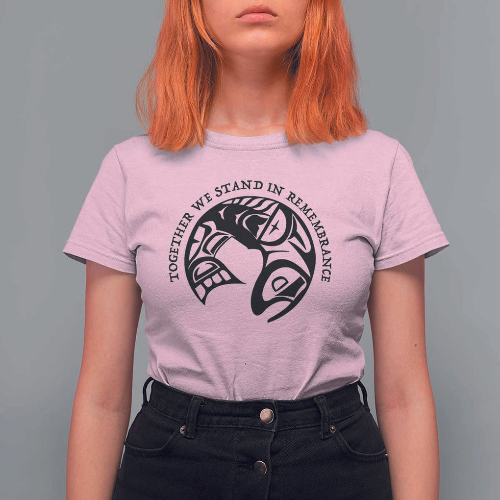 Orange Unity Day T Shirt For Women Together We Stand In Remembrance Native American Every Child TS02 Light Pink Print Your Wear