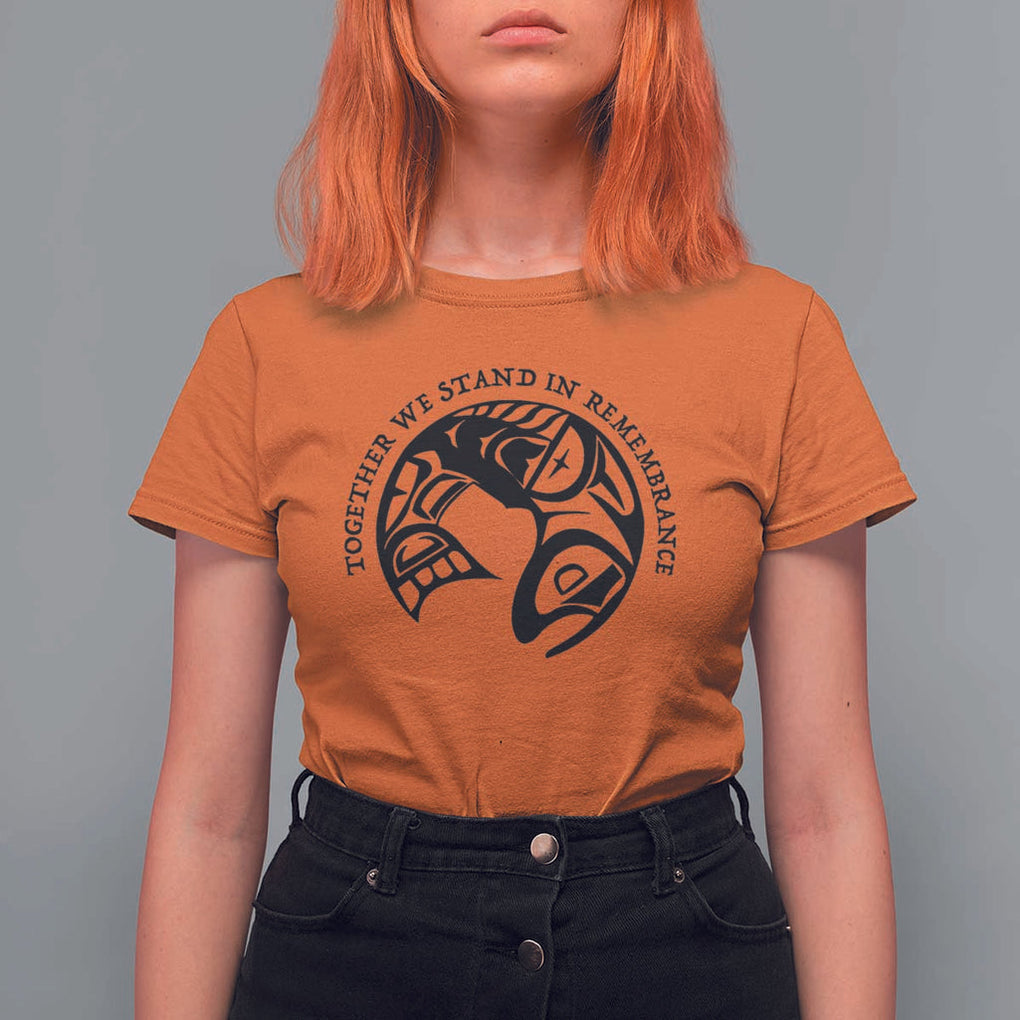 Orange Unity Day T Shirt For Women Together We Stand In Remembrance Native American Every Child TS02 Orange Print Your Wear