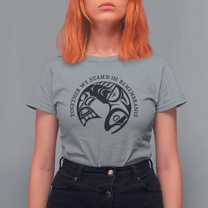 Orange Unity Day T Shirt For Women Together We Stand In Remembrance Native American Every Child TS02 Sport Gray Print Your Wear