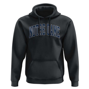 Classic Notre Dame Indiana Hoodie Vintage Retro Throwback Design TS02 Black Print Your Wear