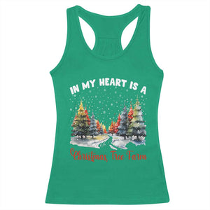 Funny Christmas Racerback Tank Top In My Heart Is A Xmas Tree Farm Retro Vintage Clothing TS02 Irish Green Print Your Wear