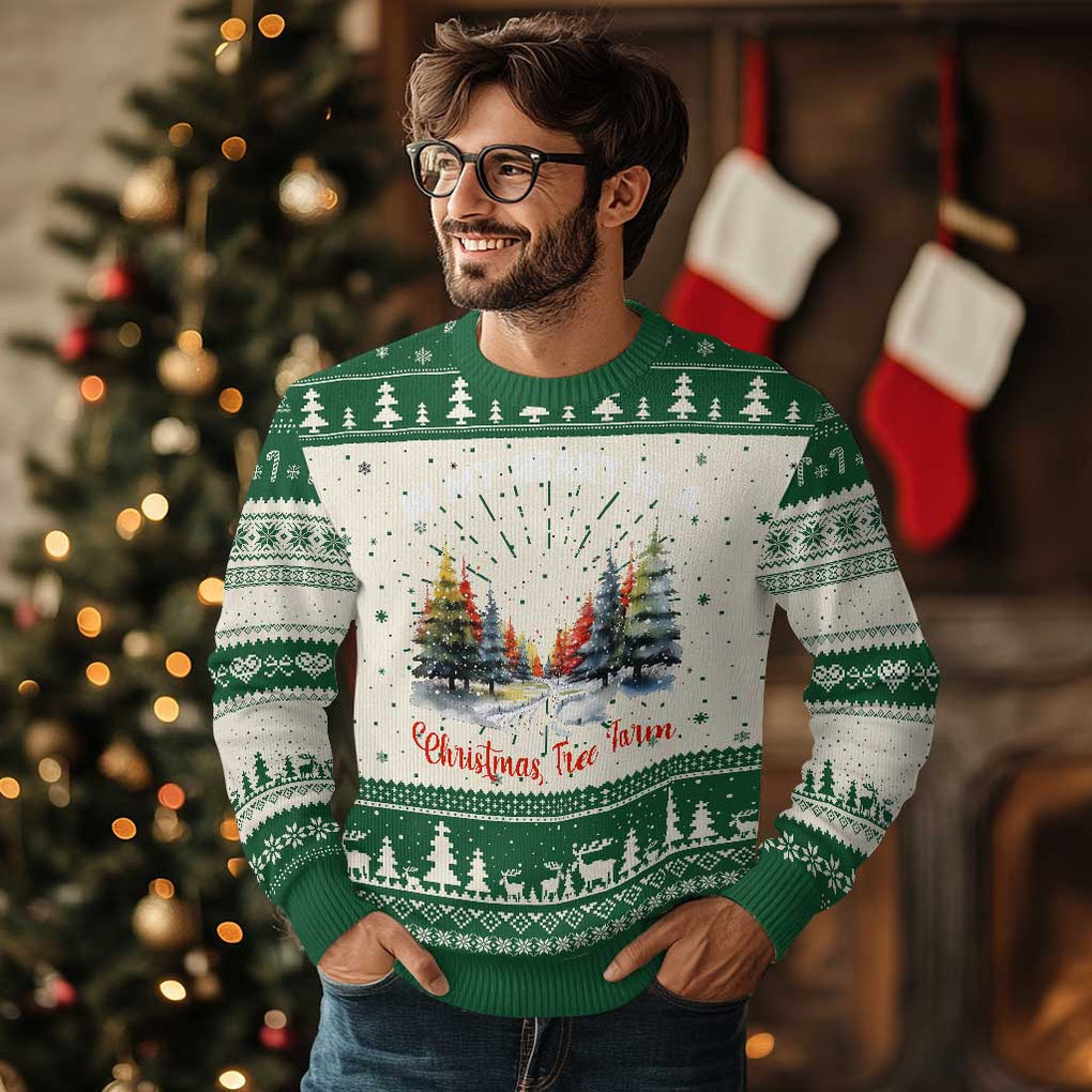 Funny Christmas Ugly Christmas Sweater In My Heart Is A Xmas Tree Farm Retro Vintage Clothing TS02 Green Print Your Wear