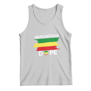 Black History Month Tank Top Unapologetically Dope Melanin Afro Black Pride TS02 Ash Print Your Wear