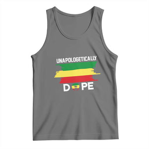 Black History Month Tank Top Unapologetically Dope Melanin Afro Black Pride TS02 Black Heather Print Your Wear