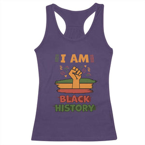 I Am Black History Racerback Tank Top African American Pride Celebration Month TS02 Purple Print Your Wear