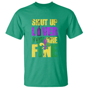 Funny Mardi Gras T Shirt Shut Up Liver You're Fine Drinking Lover TS02 Irish Green Printyourwear