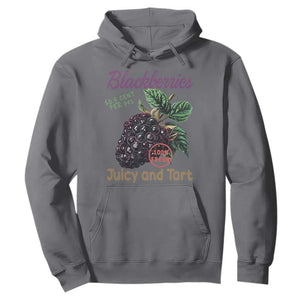 Fresh Juicy Blackberries Hoodie Retro Vintage Backberry Farmers Market TS02 Charcoal Print Your Wear