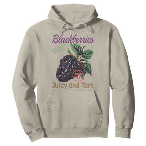 Fresh Juicy Blackberries Hoodie Retro Vintage Backberry Farmers Market TS02 Sand Print Your Wear