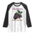 Fresh Juicy Blackberries Raglan Shirt Retro Vintage Backberry Farmers Market TS02 White Black Print Your Wear