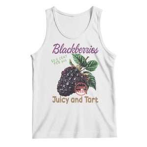 Fresh Juicy Blackberries Tank Top Retro Vintage Backberry Farmers Market TS02 White Print Your Wear