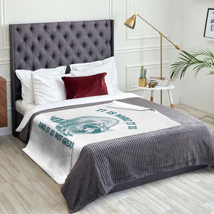 Funny Raccoon Meme It Is What It Is Throw Blanket And It Is Not Great Mental Health Support TS02 Print Your Wear