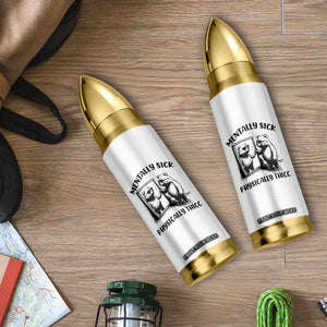 Mentally Sick Physically Thick Bullet Tumbler Retro Vintage Silly Raccoon Weird Meme TS02 Print Your Wear