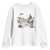 UFO Western Cowboy Youth Sweatshirt Rodeo Wild West Retro Vintage Graphic TS02 White Print Your Wear