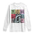 Raccoon Drinking Coffee Graphic Long Sleeve Shirt Funny Trash Panda Retro 90s Style TS02 White Print Your Wear
