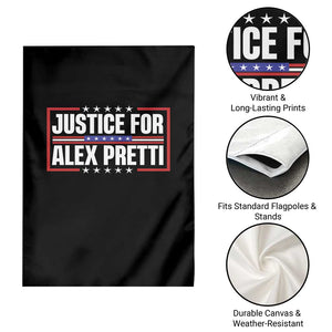 Justice for Alex Pretti Patriotic Garden Flag Minneapolis Jan 24 2026 Memorial Red White and Blue TS02 Print Your Wear