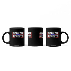 Justice for Alex Pretti Patriotic Coffee Mug Minneapolis Jan 24 2026 Memorial Red White and Blue TS02 Print Your Wear