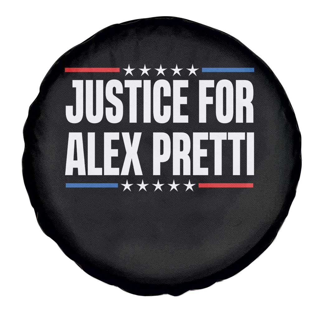 Justice for Alex Pretti Patriotic Spare Tire Cover Minneapolis Jan 24 2026 Memorial Tribute TS02 Print Your Wear
