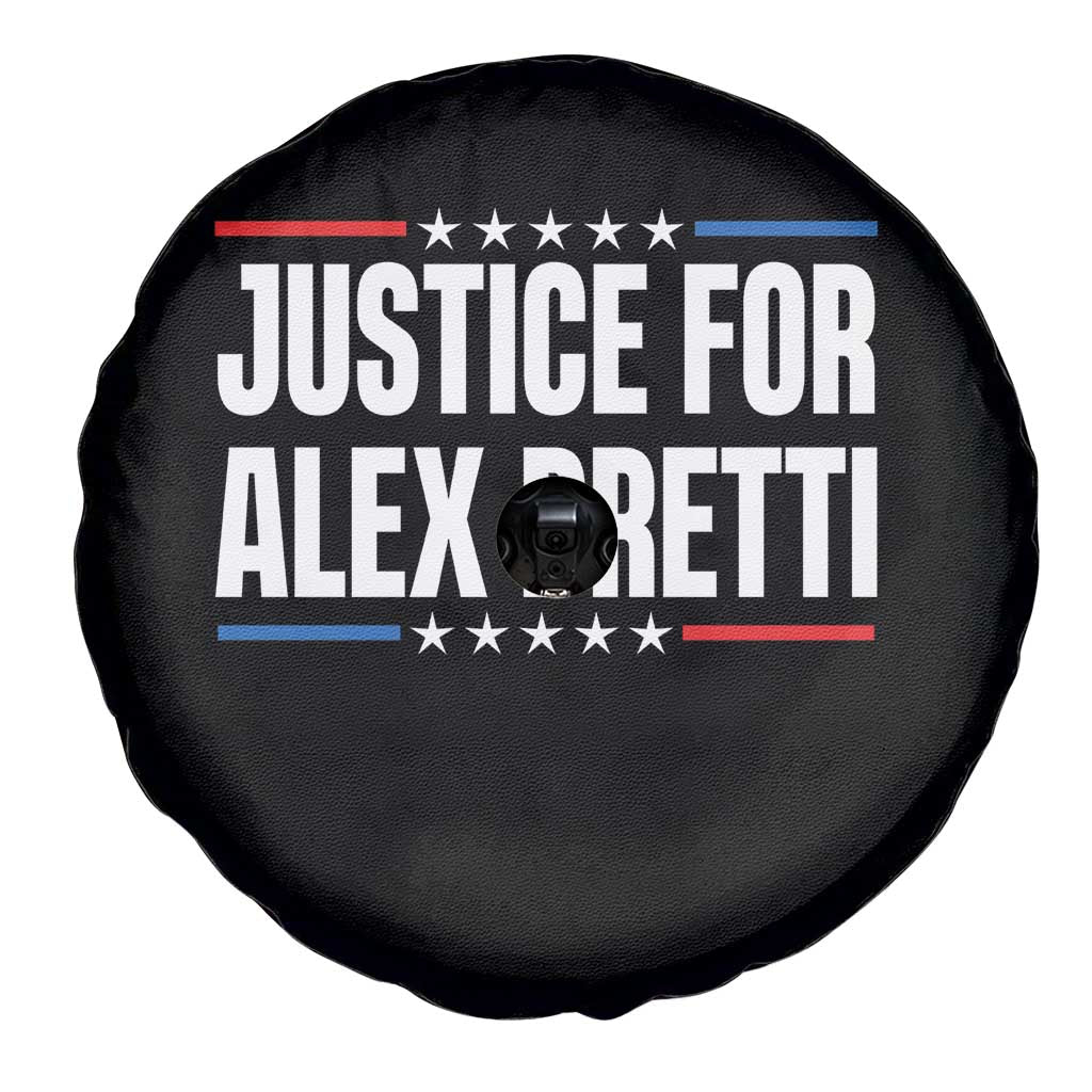 Justice for Alex Pretti Patriotic Spare Tire Cover Minneapolis Jan 24 2026 Memorial Tribute TS02 Print Your Wear