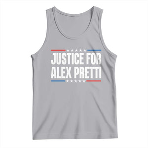 Justice for Alex Pretti Patriotic Tank Top Minneapolis Jan 24 2026 Memorial Tribute TS02 Athletic Heather Print Your Wear