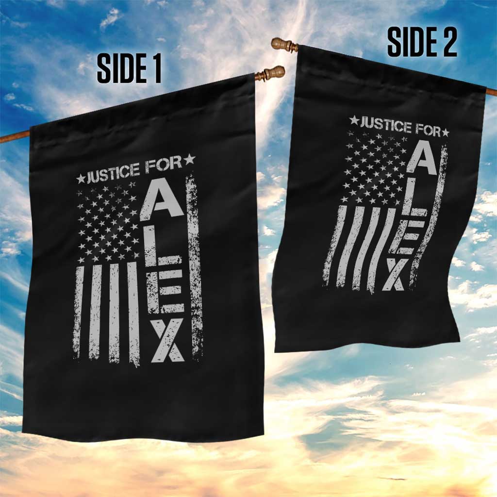 Justice for Alex Pretti American Flag Garden Flag Minneapolis Jan 24 2026 Memorial Tribute TS02 Print Your Wear