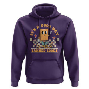 It's A Good Day To Read Banned Books Hoodie Retro Funny Reading Book Lovers Nerd TS02 Purple Print Your Wear