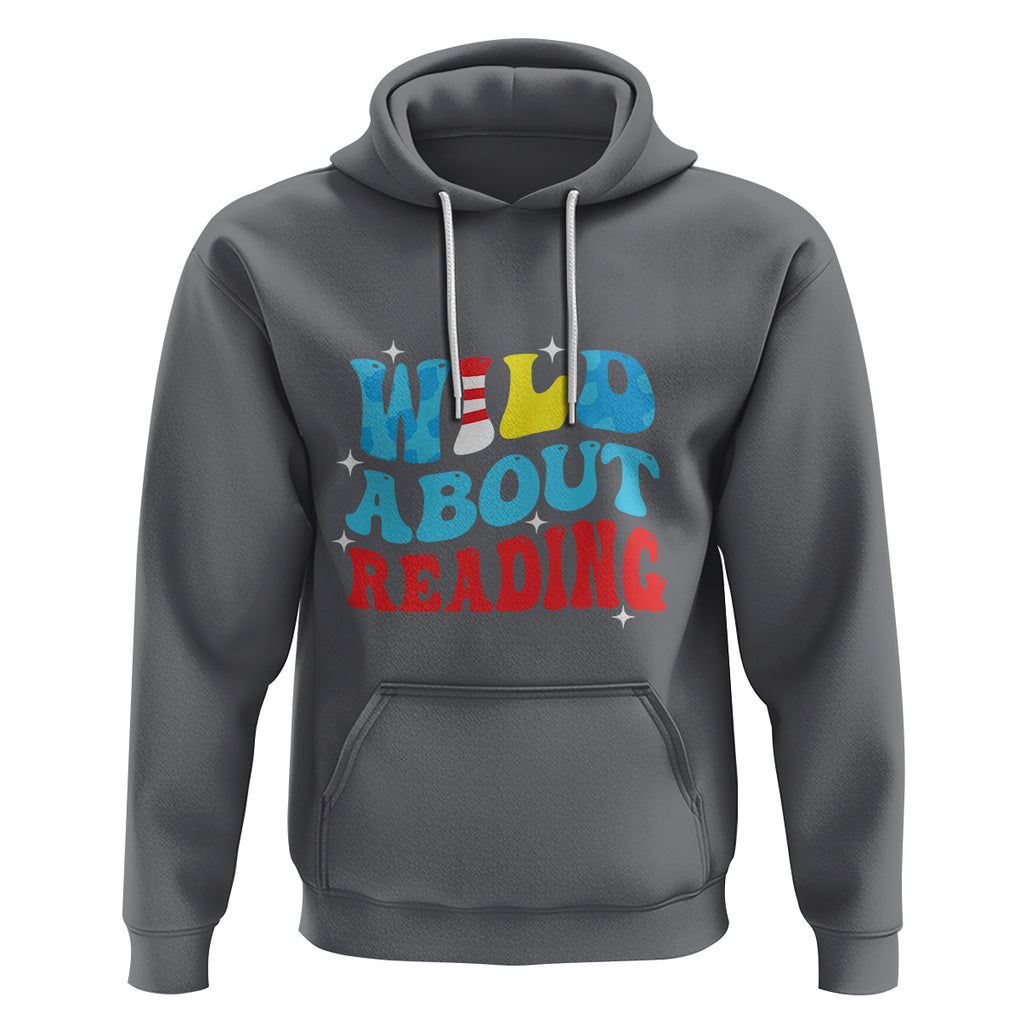 Wild About Reading Hoodie Teacher Of Little Things TS02 Charcoal Printyourwear