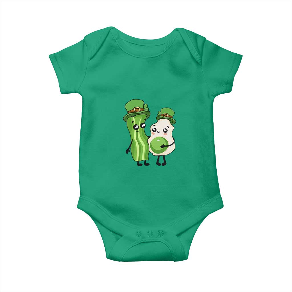 Cute Kids St Patricks Day Baby Onesie Green Eggs Green Ham Smile Face Costume TS02 Irish Green Print Your Wear