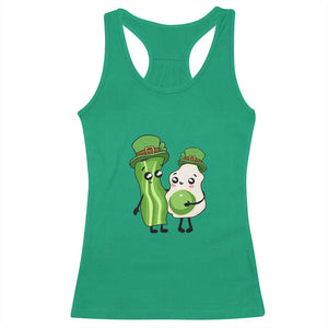 Cute Kids St Patricks Day Racerback Tank Top Green Eggs Green Ham Smile Face Costume TS02 Irish Green Print Your Wear