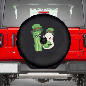 Cute Kids St Patricks Day Spare Tire Cover Green Eggs Green Ham Smile Face Costume TS02 Black Print Your Wear
