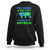 Funny Cat Sweatshirt The World Is A Cat Playing With Australia TS02 Black Printyourwear
