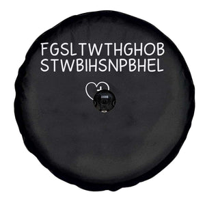 For God So Loved The World John 3 16 Christian Acronym Spare Tire Cover Subtle Faith Inspirational Believer Gift TS02 Print Your Wear