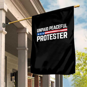 Unpaid Peaceful Protester Patriotic Stripe Garden Flag American Flag Activist TS02 Print Your Wear