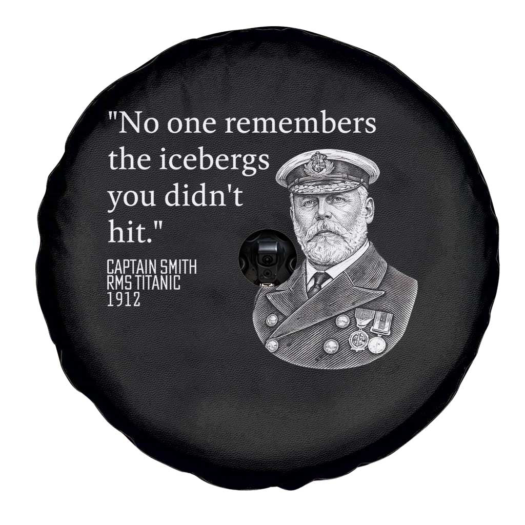 Funny Vintage Ship Captain Saying Spare Tire Cover No One Remembers the Icebergs You Did Not Hit Dark Humor TS02 Print Your Wear