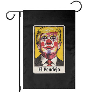 El Pendejo Clown Portrait Satire Garden Flag Bold Political Humor Vintage Caricature TS02 Black Print Your Wear