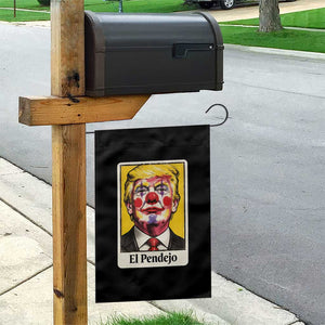 El Pendejo Clown Portrait Satire Garden Flag Bold Political Humor Vintage Caricature TS02 Print Your Wear