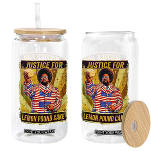 Justice for Lemon Pound Cake Vintage Retro Glass Can Funny Viral Hip Hop Meme Parody Internet Culture Fans TS02 Print Your Wear
