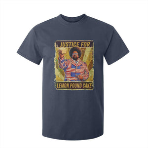 Justice for Lemon Pound Cake Vintage Retro T Shirt For Kid Funny Viral Hip Hop Meme Parody Internet Culture Fans TS02 Navy Print Your Wear