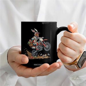 Easter Bunny Dirt Bike Rider Funny Motocross Rabbit Graphic Coffee Mug Cool Off Road Racing Egg Hunt TS02 Print Your Wear