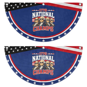 1776 National Champs Founding Fathers Graphic Patriotic Fan Flag Funny George Washington and Presidents Sunglasses Sports Style