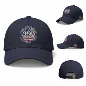 United States of America 250th Anniversary Vintage Seal Baseball Cap Distressed American Flag 1776 to 2026 Semiquincentennial Patriotic TS02 Baseball Cap Universal Fit Navy Print Your Wear