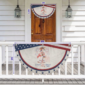 Celebrating 250 Years of American Spirit Flamingo Patriotic Fan Flag Cute Tropical Bird Summer Landmarks Fireworks