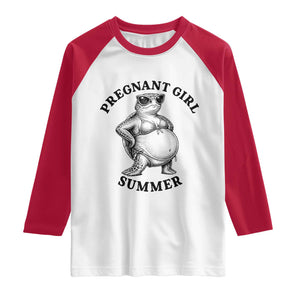 Funny Pregnant Girl Summer Turtle Raglan Shirt Cute Stipple Maternity Bikini Sea Turtle Beach