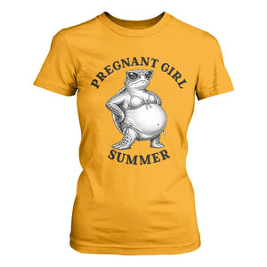 Funny Pregnant Girl Summer Turtle T Shirt For Women Cute Stipple Maternity Bikini Sea Turtle Beach
