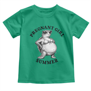 Funny Pregnant Girl Summer Turtle Toddler T Shirt Cute Stipple Maternity Bikini Sea Turtle Beach
