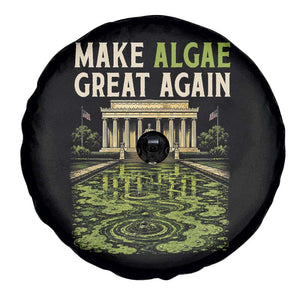 Make Algae Great Again Lincoln Memorial Reflecting Pool Graphic Spare Tire Cover Funny Washington DC Viral Swamp Meme