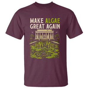 Make Algae Great Again Lincoln Memorial Reflecting Pool Graphic T Shirt Funny Washington DC Viral Swamp Meme
