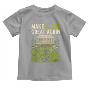 Make Algae Great Again Lincoln Memorial Reflecting Pool Graphic Toddler T Shirt Funny Washington DC Viral Swamp Meme