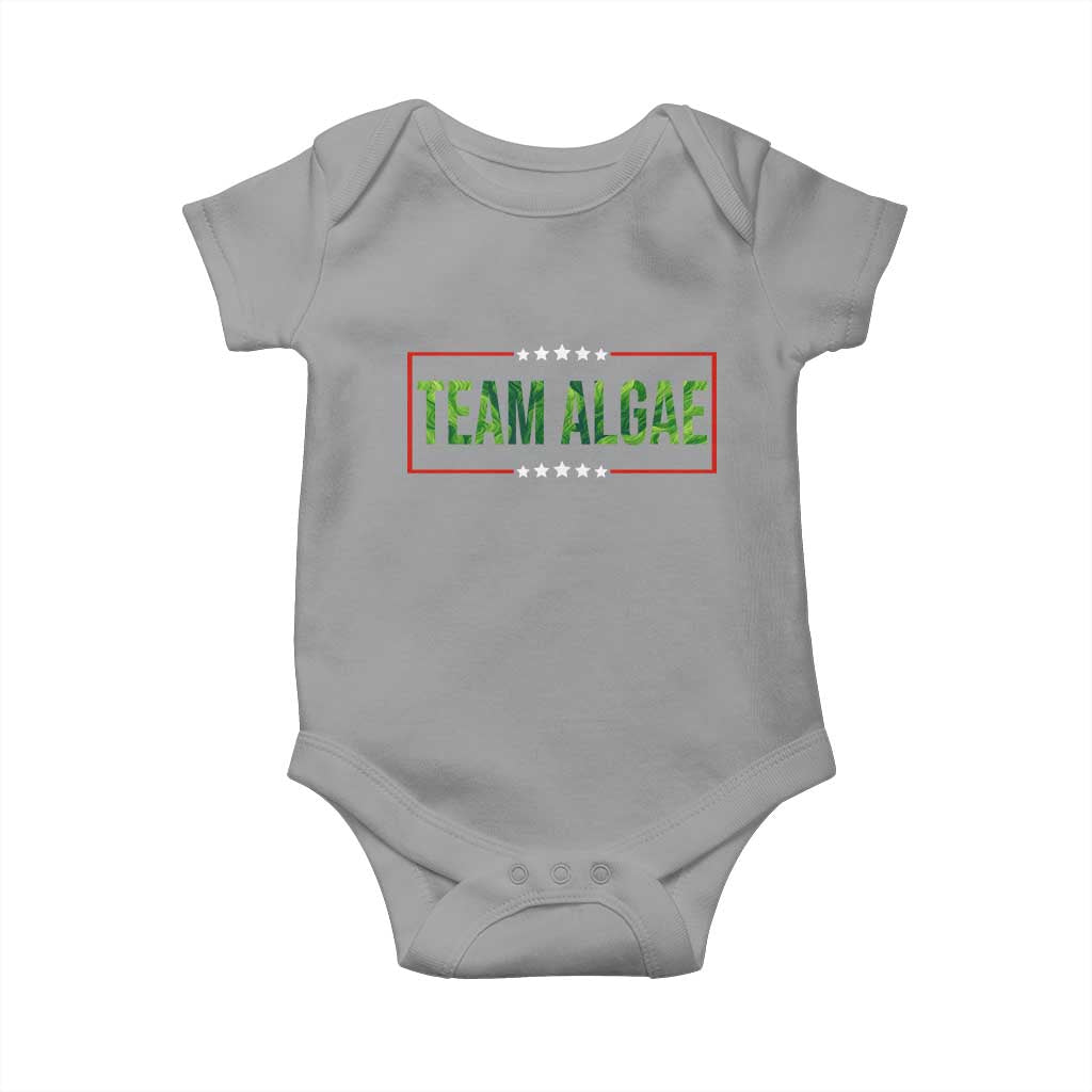 Team Algae Satire Baby Onesie Funny Lincoln Memorial Reflecting Pool Meme Parody